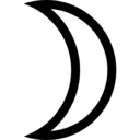 nature,moon,night,half moon,moon phase